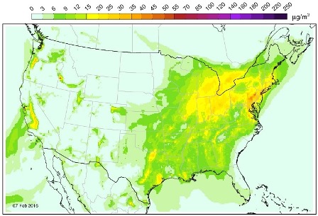 Ozone forecast