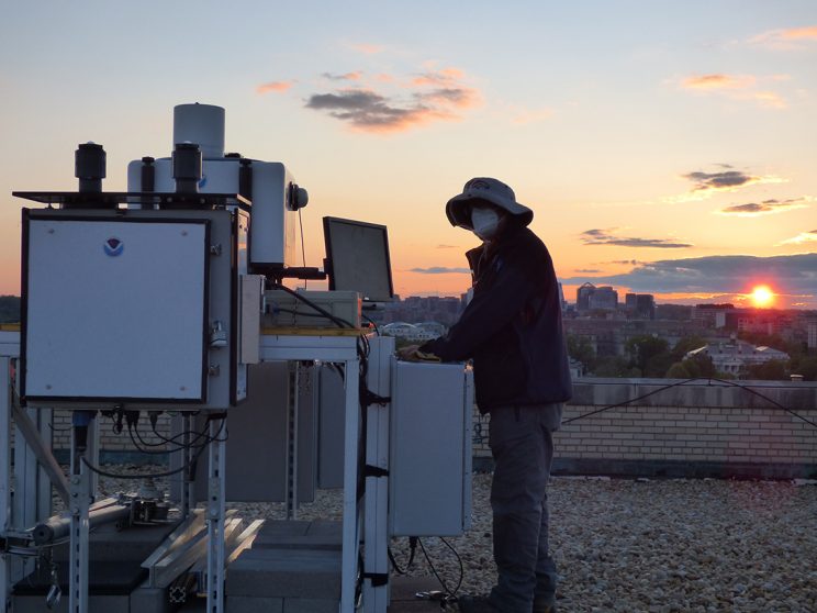NOAA, NIST Install Lidar