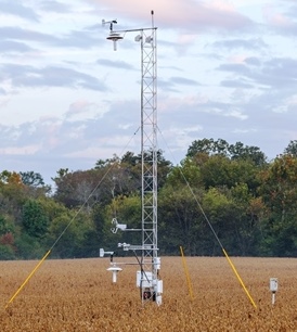 Meteorological flux tower