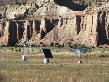 Solar-powered USHCN-M Station in Tropic, Utah